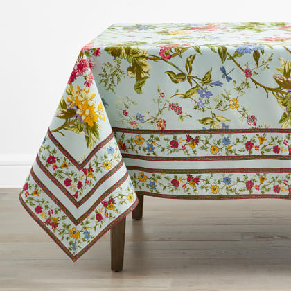 Spring Garden Cotton Tablecloth