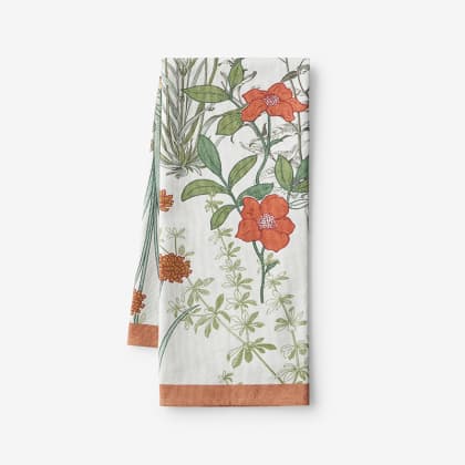 Spring Garden Cotton Tea Towel