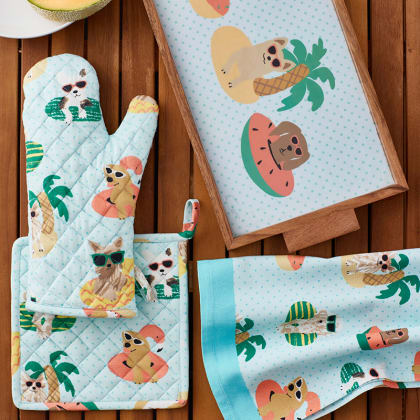 Company Cotton™ Novelty Kitchen Oven Mitt - Dogs