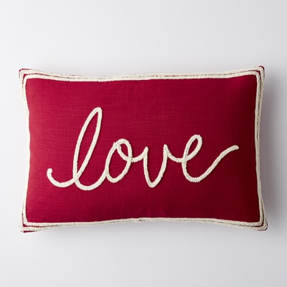 Holiday Decorative Pillow Cover - Red