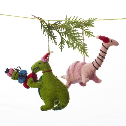 Holiday Felt Ornaments - Dinosaur