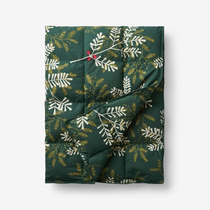 LoftAIRE™ Holiday Printed Dog Comforter - Berry Sprig