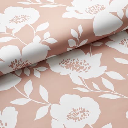 The Company Store x Wallshoppe Ava Wallpaper - Floral Clay