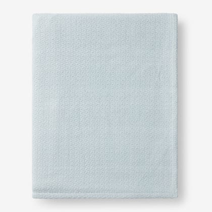 Organic Cotton Blanket - Pale Blue