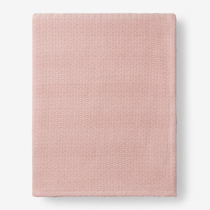 Organic Cotton Blanket - Rose Quartz