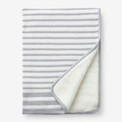Company Kids™ Stripe Knit Baby Blanket - Gray