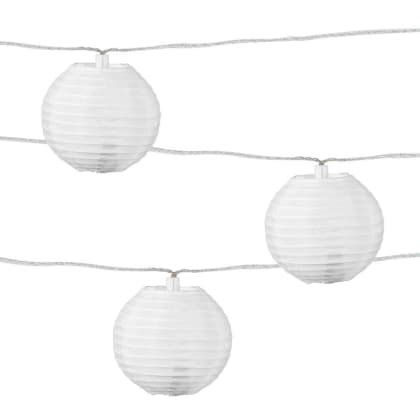 Soji Solar Indoor/Outdoor String Lights - White