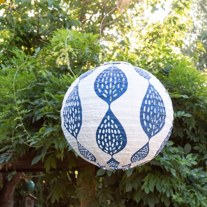 Soji Stella Printed Solar Outdoor Lantern