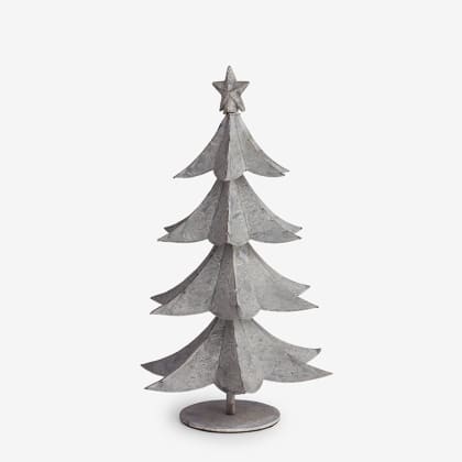 Tiered Metal Tree - Silver