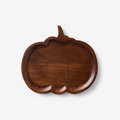 Fall Wood Platters - Pumpkin