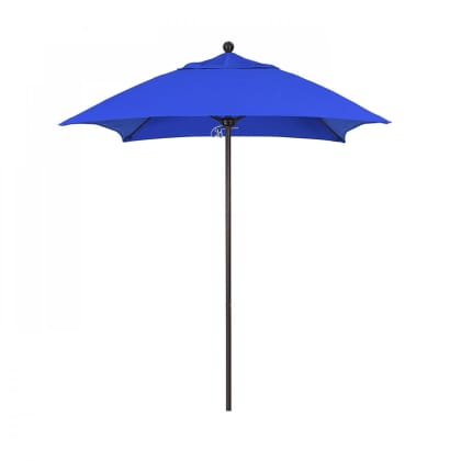 Commercial Grade Umbrella with Manual Lift - Bronze