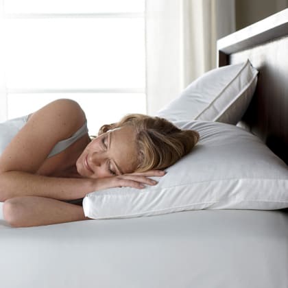 Company Essentials™ Gusseted Down and Feather Side Sleeper Pillow