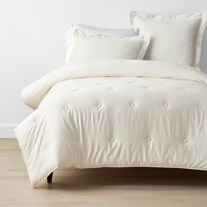 Company Cotton™ Bamboo Sateen Comforter - Ivory