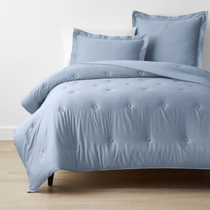 Company Cotton™ Bamboo Sateen Comforter - Misty Blue