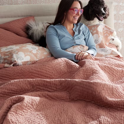 Company Cotton Voile Quilt - Claret