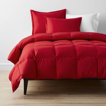 LaCrosse™ Down Comforter - Classic Red