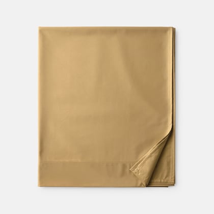 Company Cotton™ Wrinkle-Free Sateen Flat Sheet - Gold