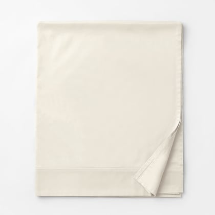 Company Cotton™ Classic Sateen Flat Sheet - Ivory