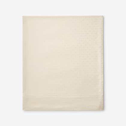 Legends Hotel™ Dot Supima® Cotton Sateen Flat Sheet - Cream