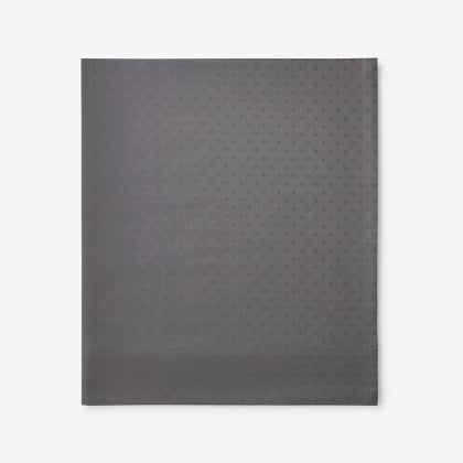 Legends Hotel™ Dot Supima® Cotton Sateen Flat Sheet - Gray Smoke