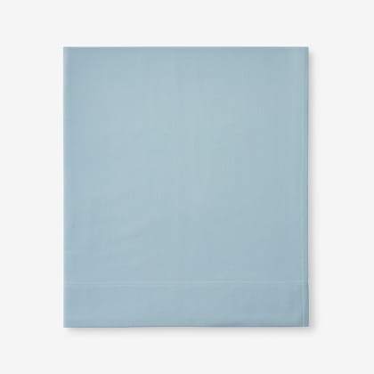 Legends Luxury™ Velvet Flannel Deep Pocket Flat Sheet - Cloud Blue