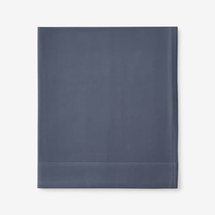 Legends Luxury™ Velvet Flannel Flat Sheet - Slate Blue