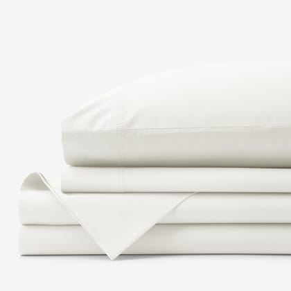 Company Cotton™ Organic Cotton Percale Sheet Set - Ivory