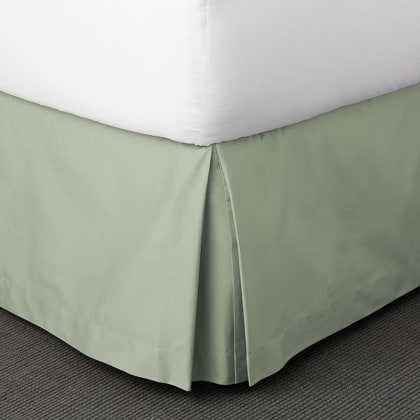 Company Cotton™ Sateen 14 in. Drop Bed Skirt - Sage