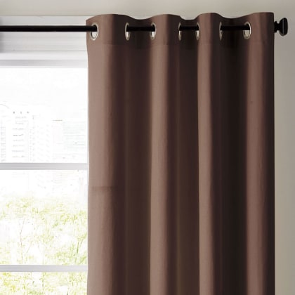 Room Darkening Grommet Top or Rod Pocket Window Curtain