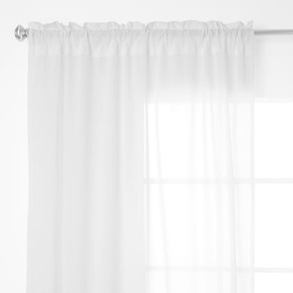 Window Curtains Hardware For Any Room, How To Turn Up Voile Curtains