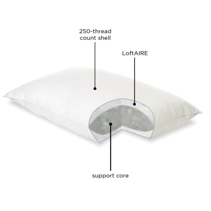 LaCrosse® LoftAIRE Pillow King - White