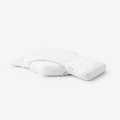 Shoulder Back Sleeper Posture Pillow Cover - White