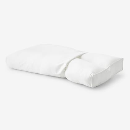 Knee and Leg Posture Pillow Cover - White