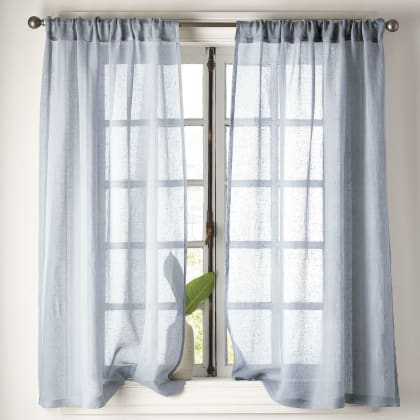 Sheer Linen Window Curtain