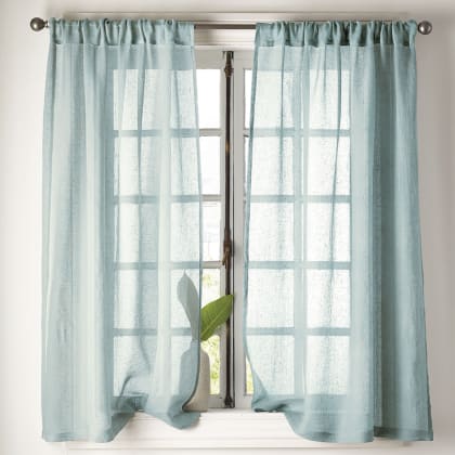 Sheer Linen Window Curtain