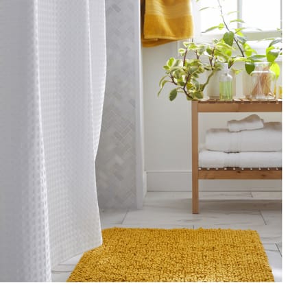 Company Cotton™ Chunky Loop Cotton Bath Rug - Deep Yellow
