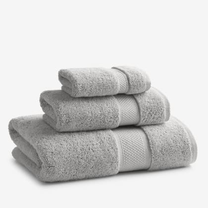Legends Luxury™ Sterling Supima® Cotton Bath Towel - Light Gray