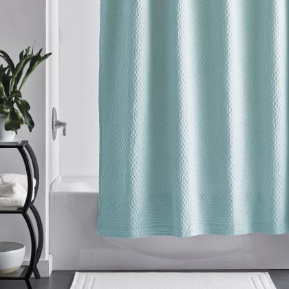 Legends Luxury™ Sterling Matelassé Shower Curtain