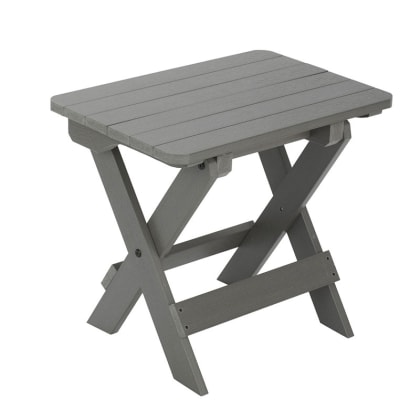 Adirondack Folding Side Table - Gray
