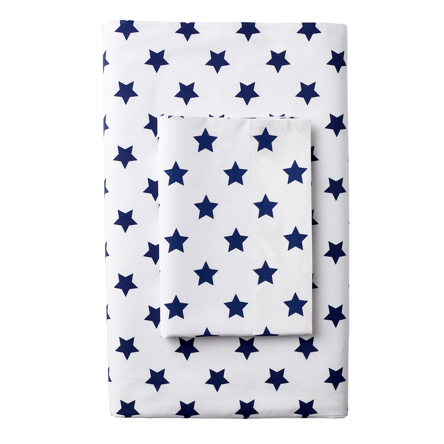 Company Kids™ Stars Cotton Percale Pillowcases - Blue Tide