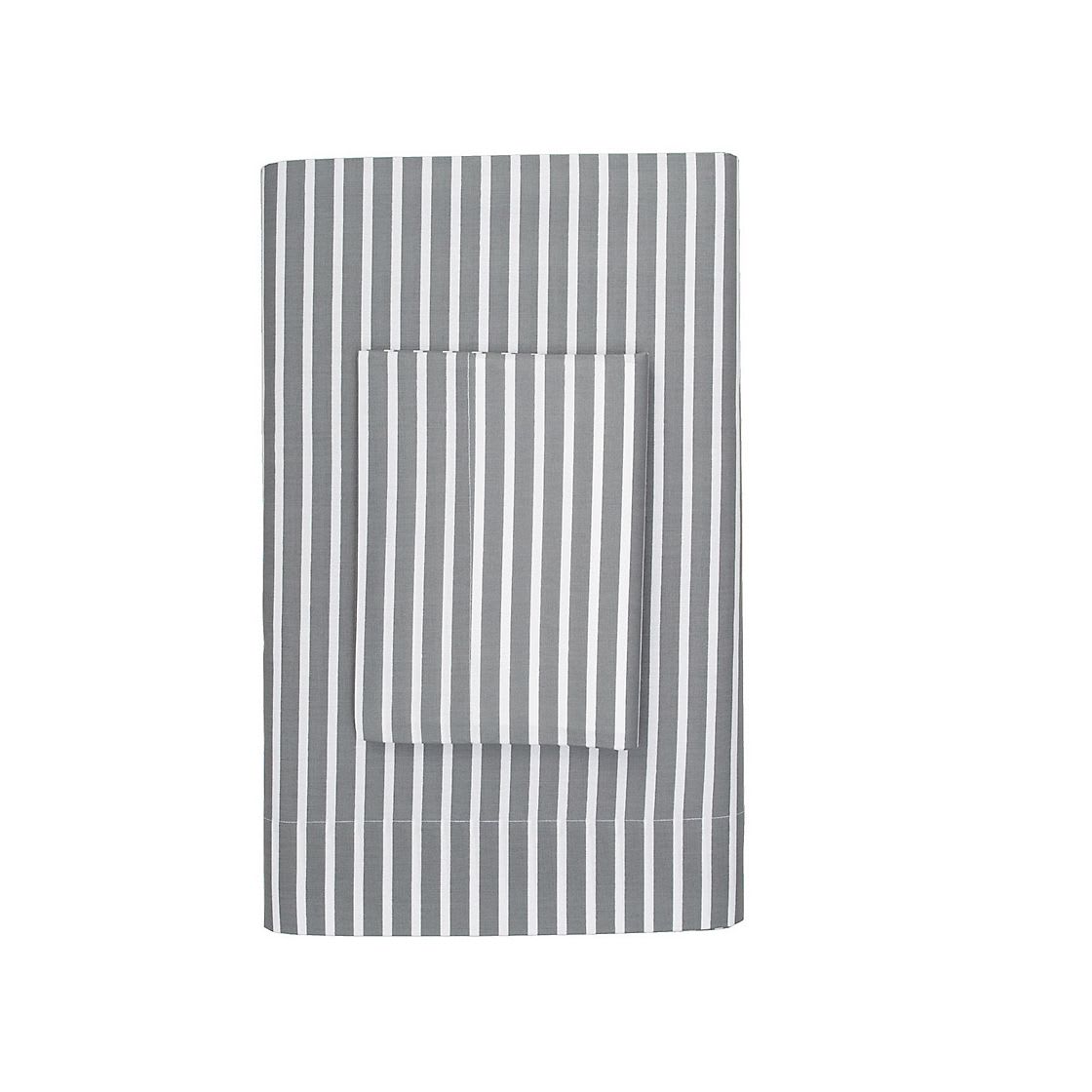 Company Kids™ Aiden Stripe Cotton Percale Pillowcases - Gray