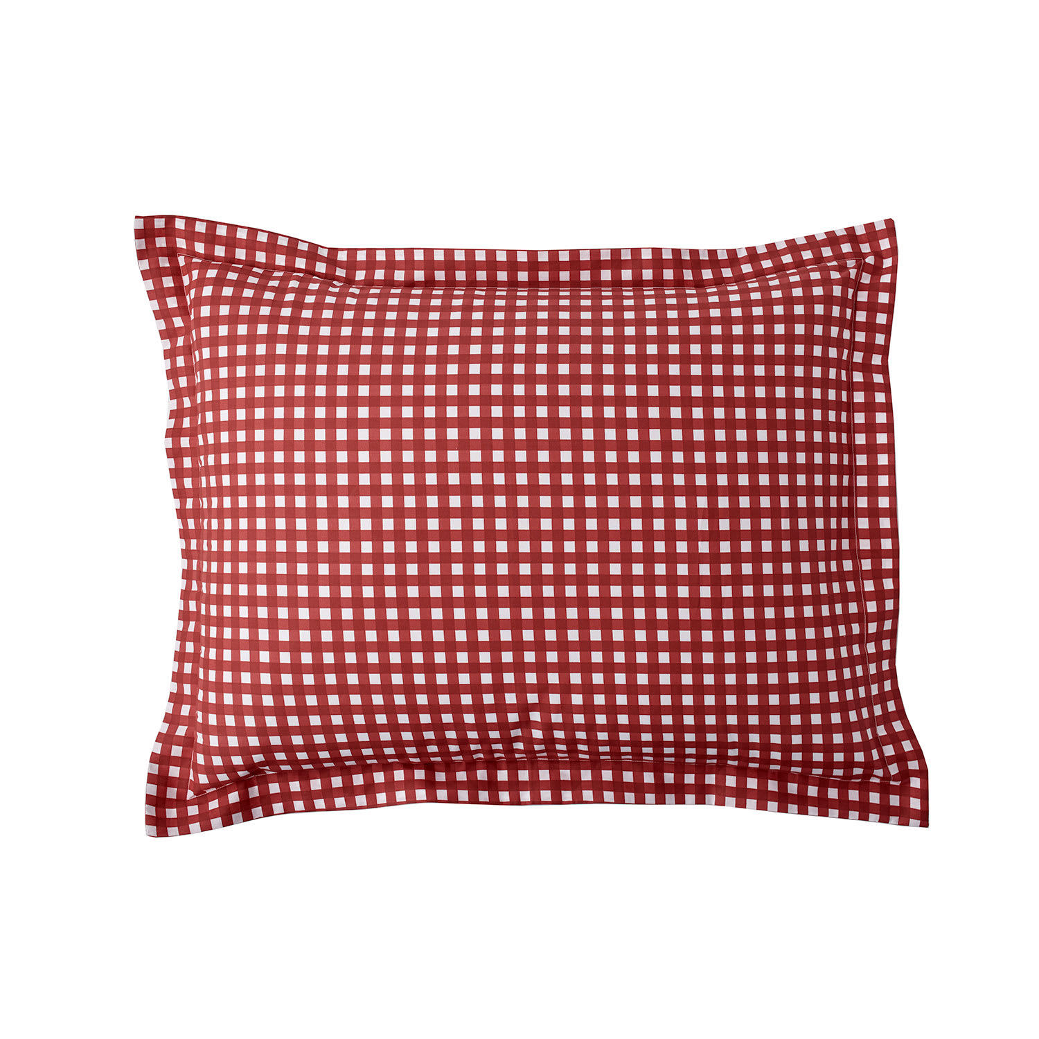 Company Kids™ Gingham Cotton Percale Sham - Classic Red