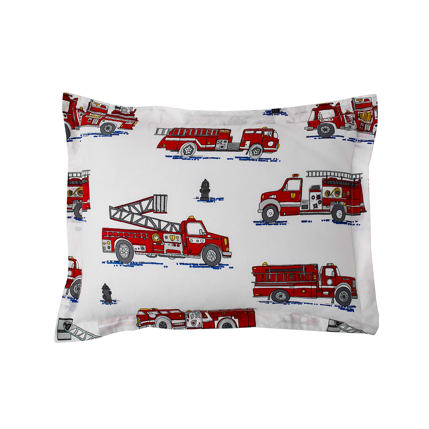 Company Kids™ Fire Truck Cotton Percale Sham - Multi