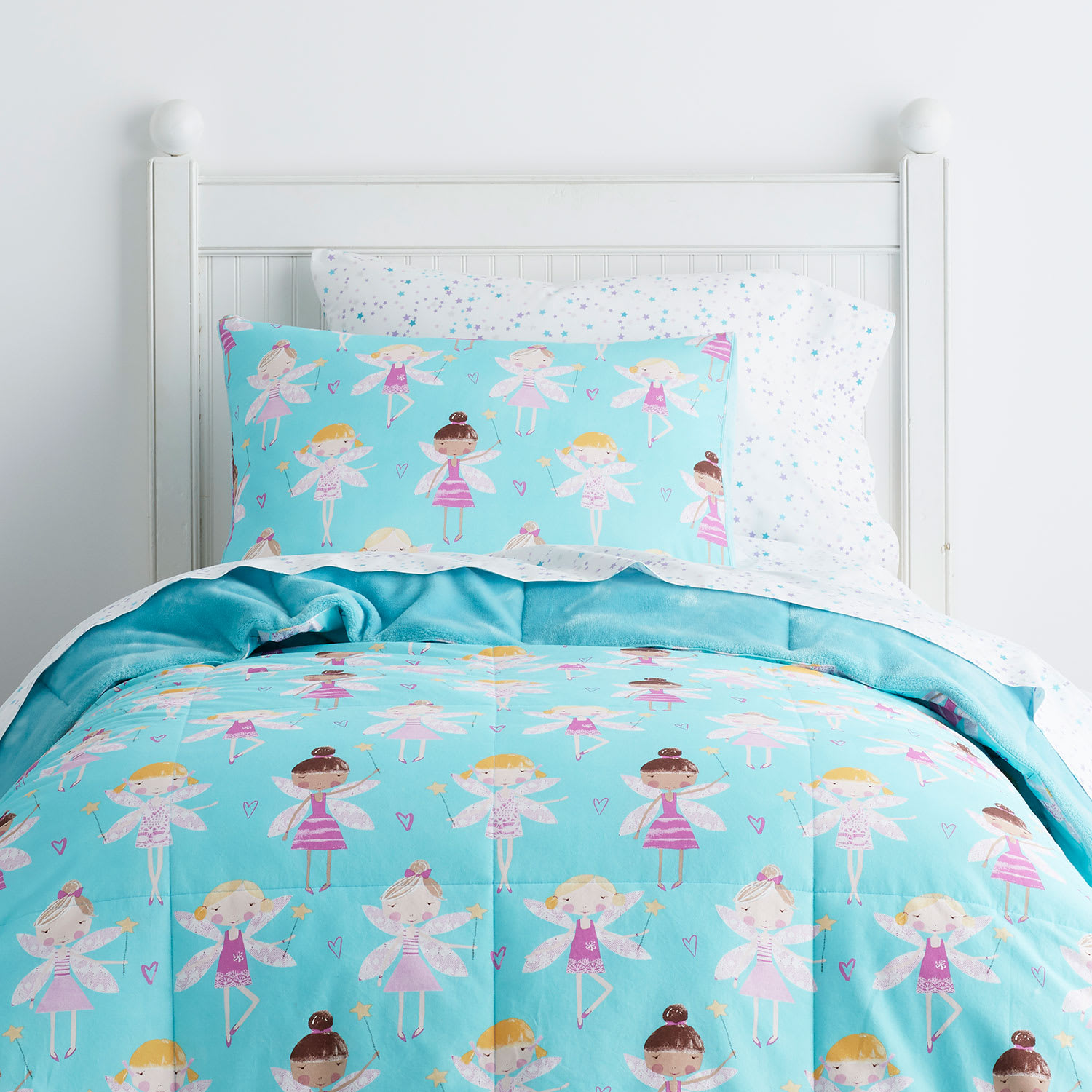 Fairy Printed Reversible Comforter Set - Fairy