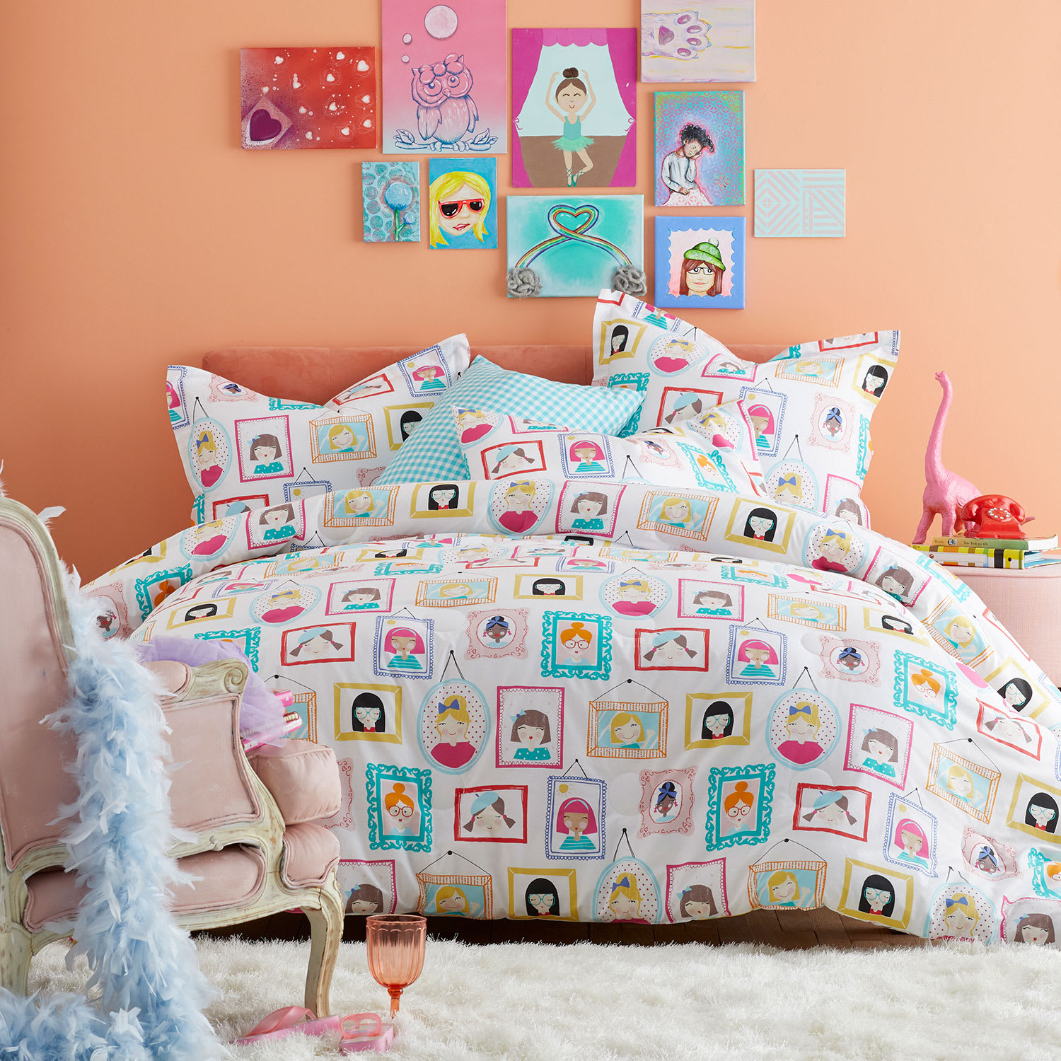 Company Kids™ Picture Perfect Cotton Percale Comforter - Multi