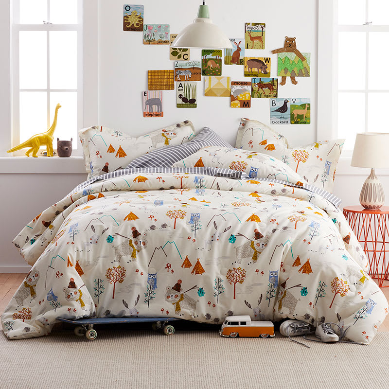 Company Kids™ Forest Campers Organic Cotton Percale Comforter - Multi