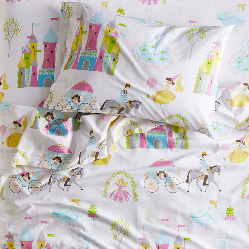 Company Kids™ Storybook Princess Organic Cotton Percale Pillowcases - Multi
