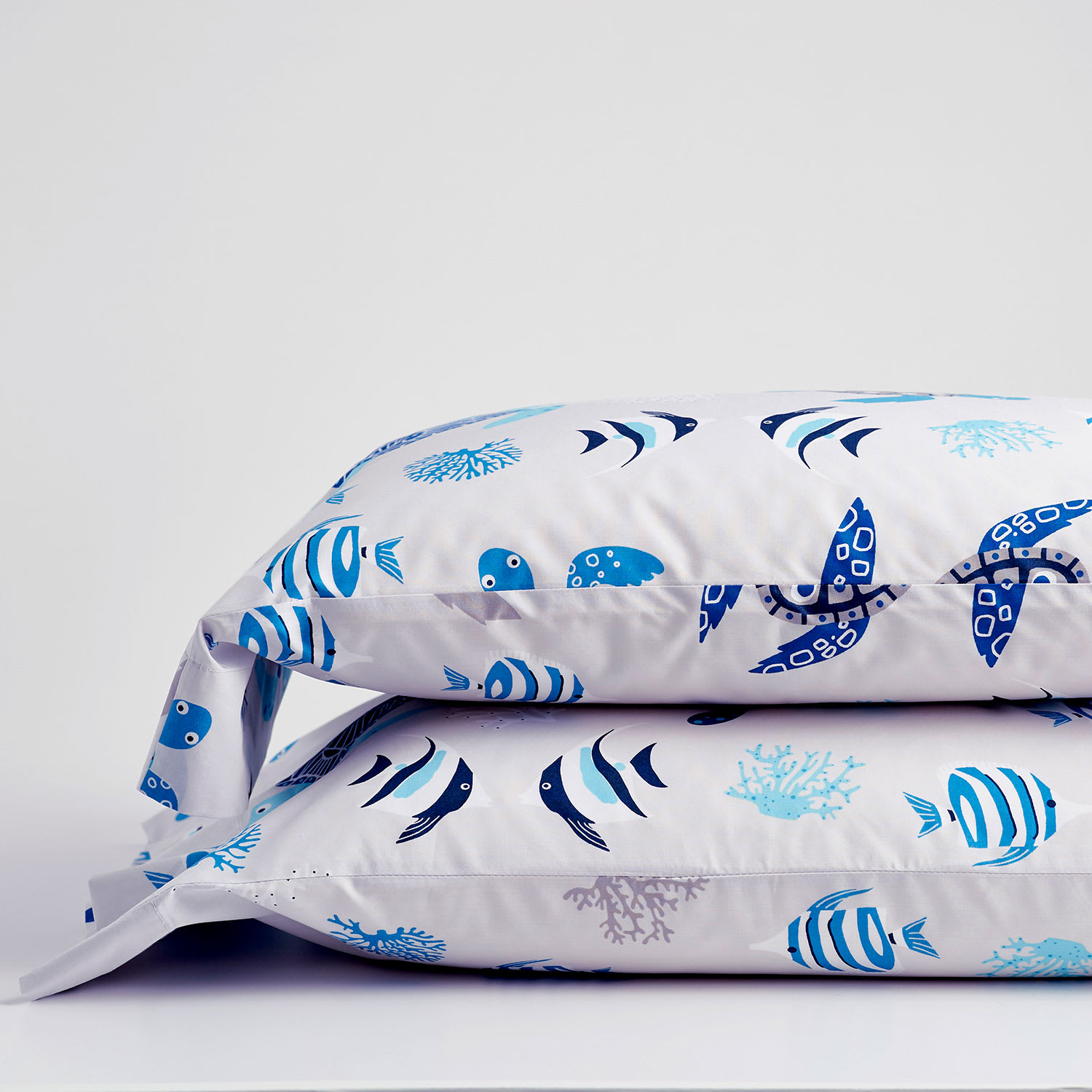Company Kids™ Turtle Aquarium Organic Cotton Percale Pillowcases - Multi