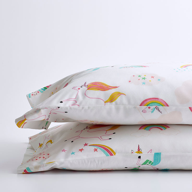 Company Kids™ Playful Unicorn Organic Cotton Percale Pillowcases
