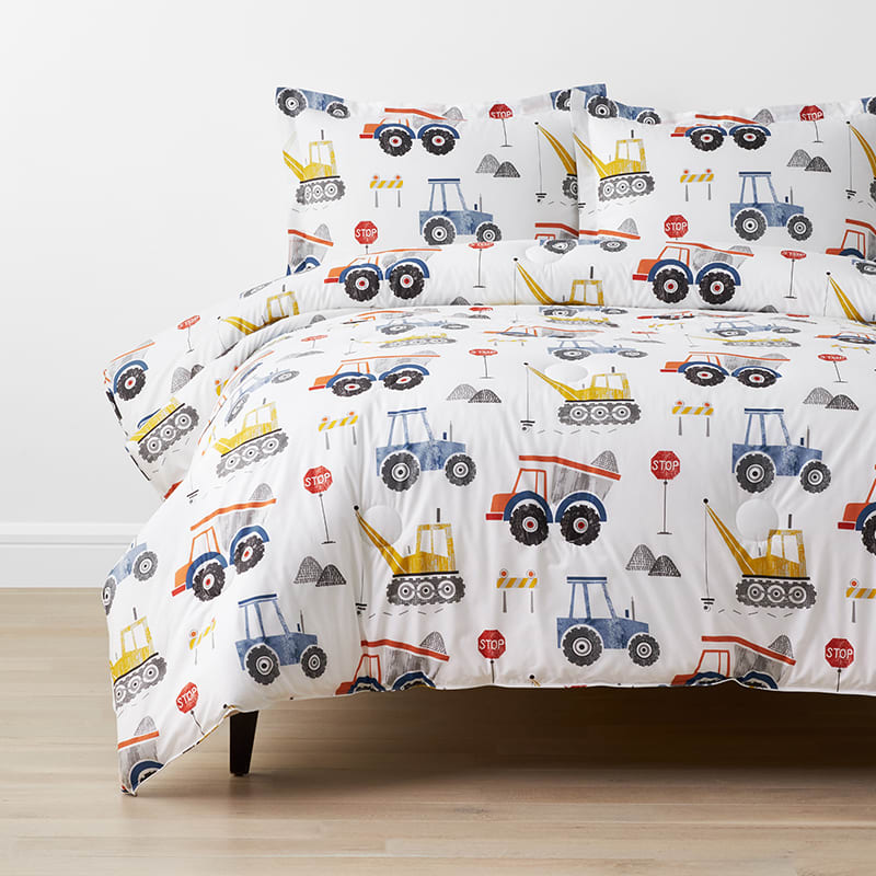 Company Kids™ Construction Zone Organic Cotton Percale Comforter Set